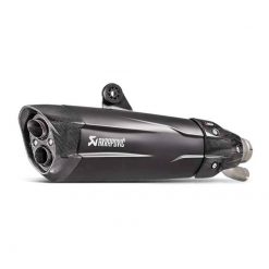 Auspuff AKRAPOVIC SLIP-ON in TITAN-SCHWARZ mit CARBON-ENDCAP zu BMW (CH Ho