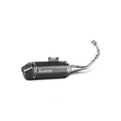 Auspuffanlage AKRAPOVIC BLACKLINE in TITAN mit CARBON-ENDCAP zu Piaggio (C