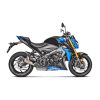 Auspuff AKRAPOVIC SLIP-ON in TITAN mit CARBON-ENDCAP zu Suzuki (CH Homolog