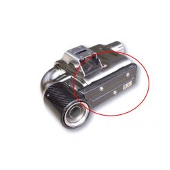 Abdeckung IXIL ECKIG für Dämpferbox in CARBON zu SX1 Schalldämpfern