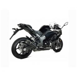 Auspuff IXRACE M9 Dualexit in inox-schwarz zu Kawasaki (CH-Hom)