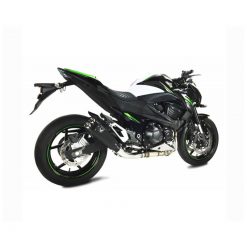 Auspuff IXRACE M9 Dualexit in inox-schwarz zu Kawasaki (CH-Hom)