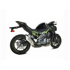 Auspuff IXRACE Z7 Dualexit in inox-schwarz zu Kawasaki (CH-Hom)