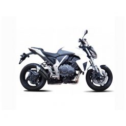 Auspuff IXRACE Z7 Dualexit in inox-schwarz zu Honda (CH-Hom)