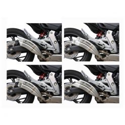 Auspuff IXRACE Z7 Dualexit in inox zu Kawasaki (CH-Hom)