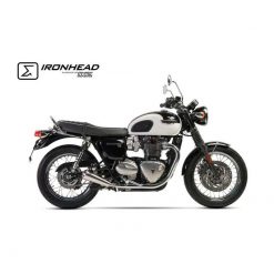 Auspuff IXIL IRONHEAD in INOX zu Triumph (CH- Homologiert) EURO4