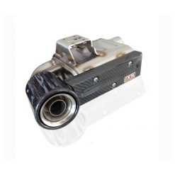 Auspuffanlage IXIL SUPER XTREM (SX1) in INOX mit END- CAP in CARBON zu Kaw