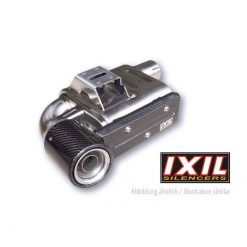 Auspuffanlage IXIL SUPER XTREM (SX1) in INOX mit END- CAP in CARBON zu Kaw