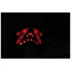 Rücklicht SHIN YO mit LED GETOENT und Reflektor in SCHWARZ zu Kawasaki (E-