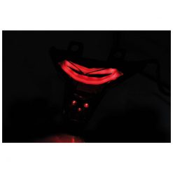 Rücklicht SHIN YO mit LED GETOENT und Reflektor in SCHWARZ zu Kawasaki (E-