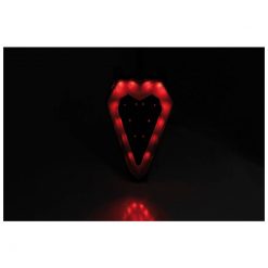 Rücklicht SHIN YO mit LED GETOENT und Reflektor in SCHWARZ zu Yamaha (E-Ho