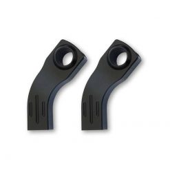 Riser RITZ (Paar) FLAT für Ø 22/25.4mm Lenker in SCHWARZ (M12x1.5 - Höhe: