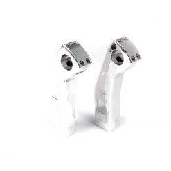 Riser RITZ (Paar) CURVED für Ø 22/25.4mm Lenker in CHROM (M12x1.5 - Höhe: