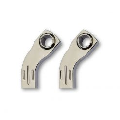 Riser RITZ (Paar) FLAT für Ø 22/25.4mm Lenker in CHROM (M22x1.5 - Höhe: 15