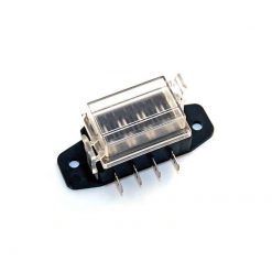 Sicherungshalter MTA 4fach flach, LxBxH - 80x27x36.5mm für Sicherungen ATO