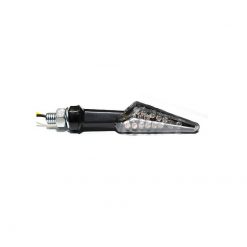 Blinker SHIN YO (Paar) SPIKE mit LED in SCHWARZ/KLAR (M8x1.25 - 54x20x27.5