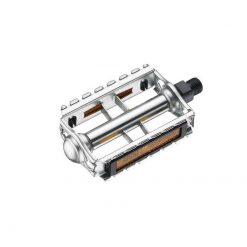 Pedalen VP COMPONENTS (Paar) VP-378 Stahl UNIVERSAL in Silber für Mofa's