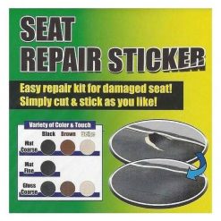 Reparaturfolie DAYTONA SEAT REPAIR STICKER für Sitzbank in SCHWARZ, 110x17