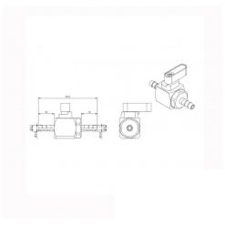 Benzinhahn JMP UNIVERSAL Ø 5mm