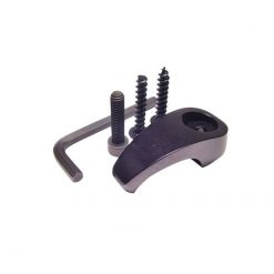 Haken JMP UNIVERSAL für Gepäck aus ALU in SCHWARZ (56x25x18mm)