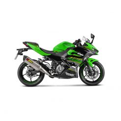 Auspuff AKRAPOVIC SLIP-ON in TITAN mit CARBON-ENDCAP zu Kawasaki (CH Homol