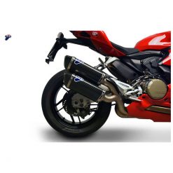 Auspuff TERMIGNONI FORCE SLIP-ON in TITAN/CARBON zu Ducati (CH Homologiert