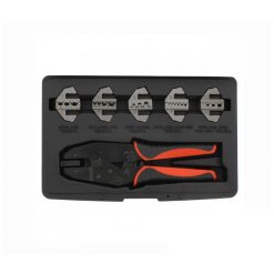 Crimpzange JMP WECHSELBACKEN für Kabelschuhe und Adernendhülsen (11-teilig