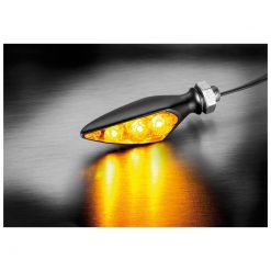 Blinker Kellermann (1 Stück) RHOMBUS S DARK in schwarz/schwarz (Montage: v