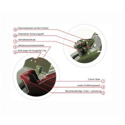 Benzinkanister VALPRO Classic Line 10l STAHL für Kraftstoff in Olivegrün