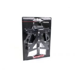 Kennzeichenhalter RIZOMA FOX in SCHWARZ zu Kawasaki inkl. Kennzeichenbeleu