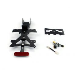 Kennzeichenhalter RIZOMA FOX in SCHWARZ zu Honda inkl. Kennzeichenbeleucht