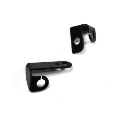 Blinkerhalter NN PRODUCTS (Paar) aus Alu in SCHWARZ Lenkeramatur HARLEY DA