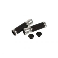 Griffe LSL (Paar) STYLE (Ø 22 x 125mm) aus Alu in SILBER/SCHWARZ (offen)