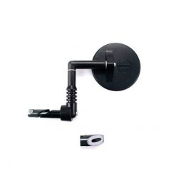 Rückspiegel MIRRYCLE LTD Ø 80mm in SCHWARZ für i. Ø 17.2 bis 22mm (L/R, Ei