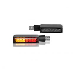 Blinker HeinzBikes (Paar) BLOKK aus ALU mit LED inkl. Brems & Rücklicht i