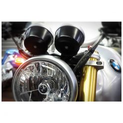 Blinker HeinzBikes (Paar) ZC-LINE MICRO aus ALU mit LED in SILBER für Gabe