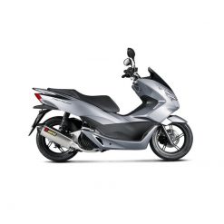 Auspuff AKRAPOVIC SLIP-ON in TITAN mit CARBON-ENDCAP zu Honda (CH Hom.) (b