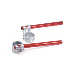 Standrohrschellen LSL (Paar) Sport-Match Offset-High aus Alu in SILBER (An