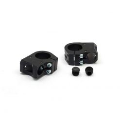 Standrohrschellen LSL (Paar) Sport-Match aus Alu in SCHWARZ (Anschluss: Ø