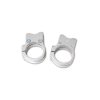 Standrohrschellen LSL (Paar) Sport-Match aus Alu in SILBER (Anschluss: Ø 4