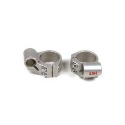 Standrohrschellen LSL (Paar) Speed-Match aus Alu in SILBER (Anschluss: Ø 3