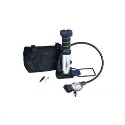 Fusspumpe BIKERS DREAM MINI Doppel Zylinder, ANALOG bis 12bar für Presta/S