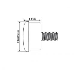 Blinker SHIN YO (Paar) DISC mit LED KLAR zum schrauben M6x16 (Ø 37 x 18mm)