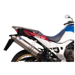 Auspuff TERMIGNONI DAKAR SLIP-ON in INOX/TITAN zu Honda (CH Homologiert) E