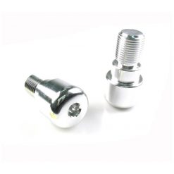 Lenkerendzapfen XBIKE original Ersatz in SILBER zu Yamaha R6 99-05