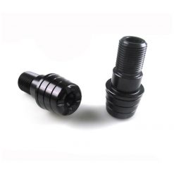 Lenkerendzapfen XBIKE in SILBER zu Yamaha R6 mit Gewinde M18