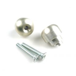 Lenkerendzapfen XBIKE orignal Ersatz in SILBER zu Honda mit Gewinde M6