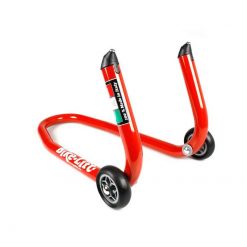 Motorradständer (FS-9) komplett BIKE-LIFT VORNE in ROT (Abstand Aufnahmen: