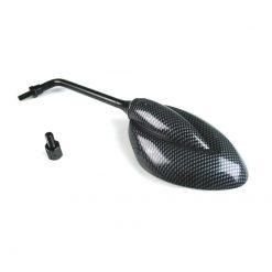 Rückspiegel VICMA OVAL in Carbon-Look glanz (mit M8 x 1.25mm) LINKS oder R