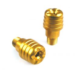 Lenkerendzapfen XBIKE in GOLD zu Yamaha FZ6/FZ1000